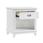Picture of Nightstand in White, Grey and Blue Finish