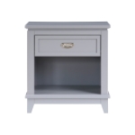 Picture of Nightstand in White, Grey and Blue Finish