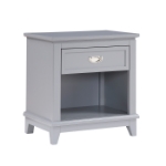 Picture of Nightstand in White, Grey and Blue Finish
