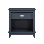 Picture of Nightstand in White, Grey and Blue Finish