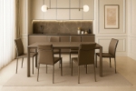Picture of 55-79" Extendable Dining Table Grey