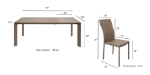 Picture of 7Pc Grey Dining Room Set