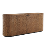 Picture of 16.5"L x 71.5"W Oval Chiseled Wood Sideboard Buffet Cabinet with Hammered Effect in Walnut