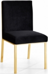 Picture of Rich Gold Stainless Steel Velvet Dining Chair