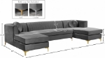 Picture of Velvet 3pc. Sectional
