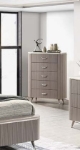 Picture of Light Taupe Dresser and Mirror, Chest, Nightstand Bedroom set