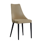 Picture of Leather Black Legs Dining Chair