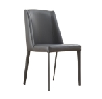 Picture of Slate Gray Eco-Leather Slim Leg Dining Chair