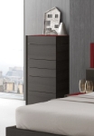 Picture of 23.6"W x 42.1"H Wood veneers and natural 6 Drawer Chest