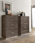 Picture of 30"W x 45"H Beige And Silver Birch finish  Chest
