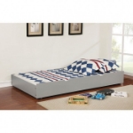 Picture of Twin Bunk Bed White, Grey And Espresso