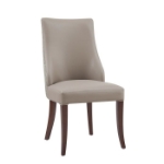 Picture of Light Grey, Taupe Solid Beech Wood Frame Dining Chair