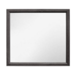 Picture of White, Gray Finish Faux wood Dresser and Mirror