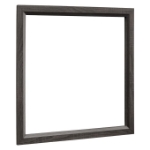 Picture of White, Gray Finish Faux wood Dresser and Mirror