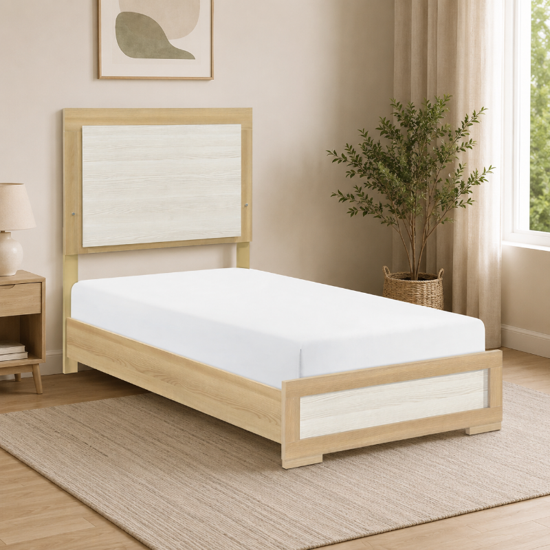 Picture of Twin Bed premium melamine board, wood and engineered wood