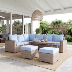 Picture of Outdoor Sectional Set - Sofa, Ottoman and Coffee Table