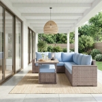 Picture of Outdoor Sectional Set - Sofa, Ottoman and Coffee Table