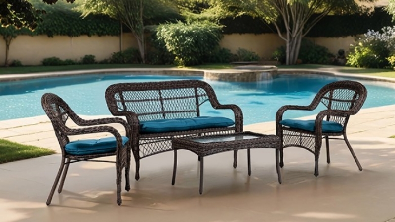 Picture of Dining Chair, Coffee Table, And 4Pc Outdoor set