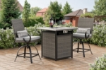 Picture of Swivel Arm Chair, Table, And 3Pc Outdoor set