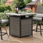 Picture of Swivel Arm Chair, Table, And 3Pc Outdoor set