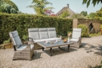 Picture of Light Grey Sofa, chair, Ottoman And Table