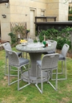 Picture of Grey Round Table, Chair And 7Pc Outdoor set