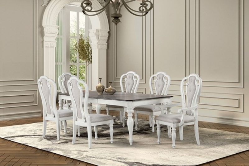 Picture of White 7Pc Outdoor Dining Set