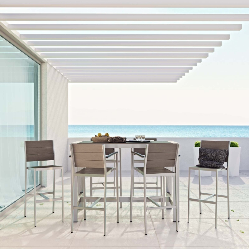 Picture of 3Pc, 5Pc or 7Pc Outdoor Set In Silver Gray