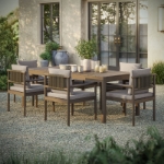 Picture of 7Pc Outdoor Wooden Dining set