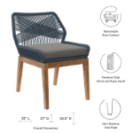Picture of 5Pc Outdoor Wooden Dining set