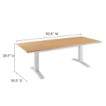 Picture of 7Pc or 9Pc Outdoor Dining Set in White And Charcoal