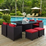 Picture of 7Pc Outdoor Wooden Dining set