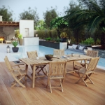 Picture of 7Pc or 9Pc Outdoor Wooden Dining set