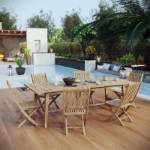 Picture of 7Pc or 9Pc Outdoor Wooden Dining set