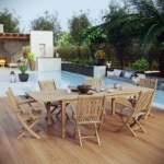 Picture of 7Pc, 9Pc or 11Pc Outdoor Wooden Dining set