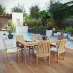 Picture of 7Pc or 9Pc Outdoor Wooden Dining set