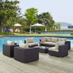 Picture of 7Pc or 8Pc Outdoor Sectional Set With Arm Chair