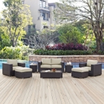 Picture of 3Pc, 5Pc or 8Pc Outdoor Sofa Set In Beige