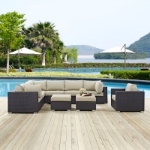 Picture of 5Pc, 6Pc, 7Pc, 8Pc, 9Pc or 10Pc Outdoor Sectional Set