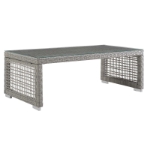 Picture of 3Pc Outdoor Sofa Set In Gray & White