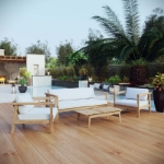 Picture of 2Pc, 3Pc, 4Pc, 5Pc, 6Pc or 8Pc Outdoor Wooden Sofa Set