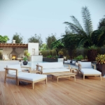 Picture of 2Pc, 3Pc, 4Pc, 5Pc, 6Pc or 8Pc Outdoor Wooden Sofa Set
