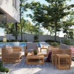 Picture of 3Pc or 6Pc Outdoor Wooden Set