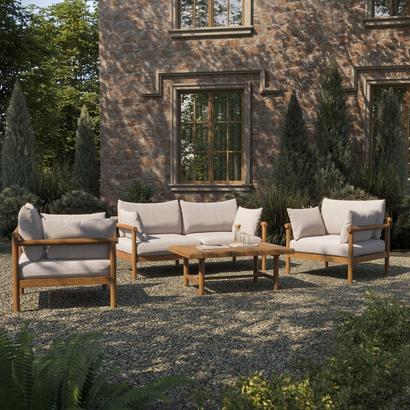 Picture of 3Pc, 4Pc or 5Pc Outdoor Wooden Set