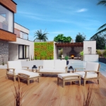 Picture of 2Pc, 3Pc, 4Pc, 5Pc, 6Pc, 7Pc, 8Pc, 9Pc Or 10Pc Outdoor Patio Wooden Set