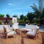 Picture of 2Pc, 3Pc, 4Pc, 5Pc, 6Pc, 7Pc, 8Pc, 9Pc Or 10Pc Outdoor Patio Wooden Set