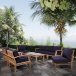 Picture of 2Pc, 3Pc, 4Pc, 5Pc, 6Pc, 7Pc, 8Pc, 9Pc Or 10Pc Outdoor Patio Wooden Set