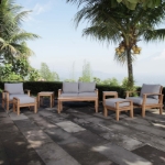Picture of 2Pc, 3Pc, 4Pc, 5Pc, 6Pc, 7Pc, 8Pc, 9Pc Or 10Pc Outdoor Patio Wooden Set
