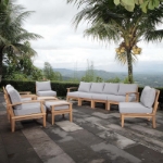 Picture of 2Pc, 3Pc, 4Pc, 5Pc, 6Pc, 7Pc, 8Pc, 9Pc Or 10Pc Outdoor Patio Wooden Set