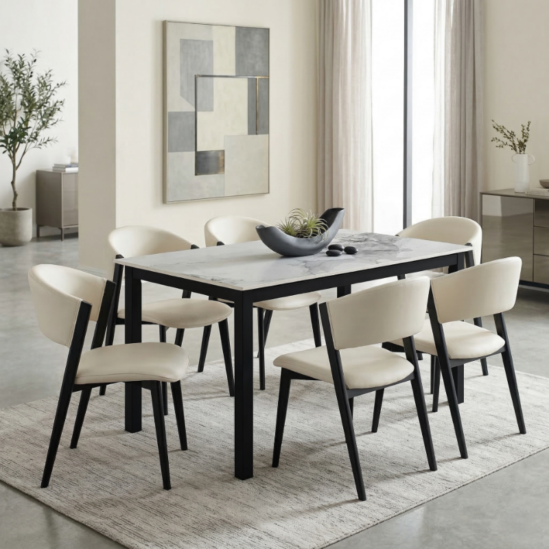Picture of 48", 55", 62", 71" - 5Pc  and 7Pc Dining Set